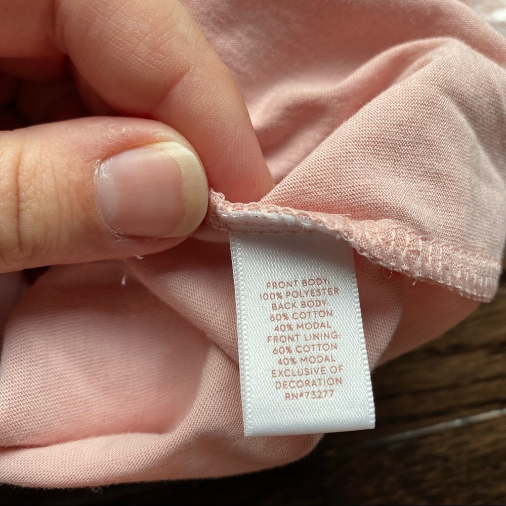 LC Lauren Conrad Pink Floral Ruffle Tank - Picture 3 of 11
